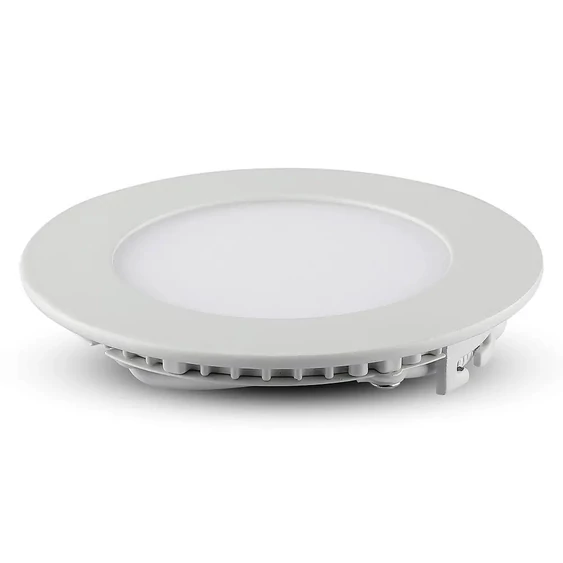 V-TAC süllyeszthető kerek fémházas LED panel 12W természetes fehér - SKU 214858