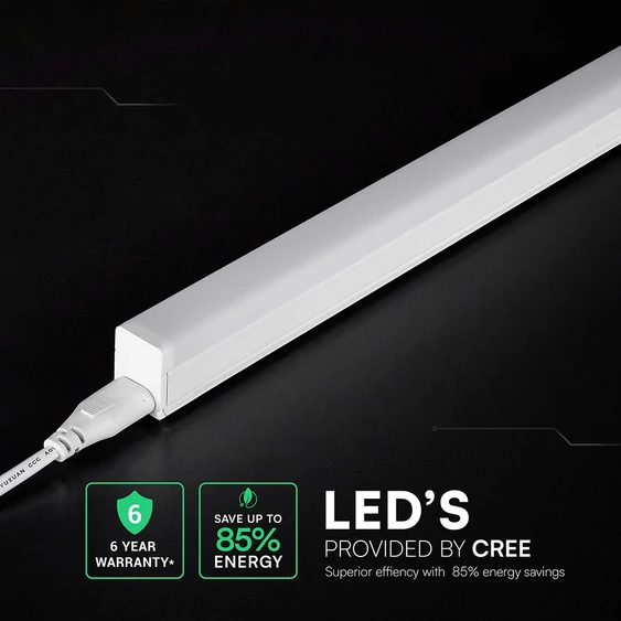 16W LED Batten Fitting SAMSUNG CHIP T5 120cm 4000K
