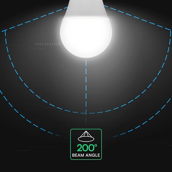 V-TAC CREE SMD 10.5W E27 természetes fehér A60 LED égő, 100 Lm/W - SKU 2173496