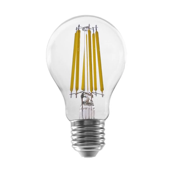 V-TAC 12W E27 meleg fehér filament A60 LED égő, 3 db/csomag - SKU 2174581