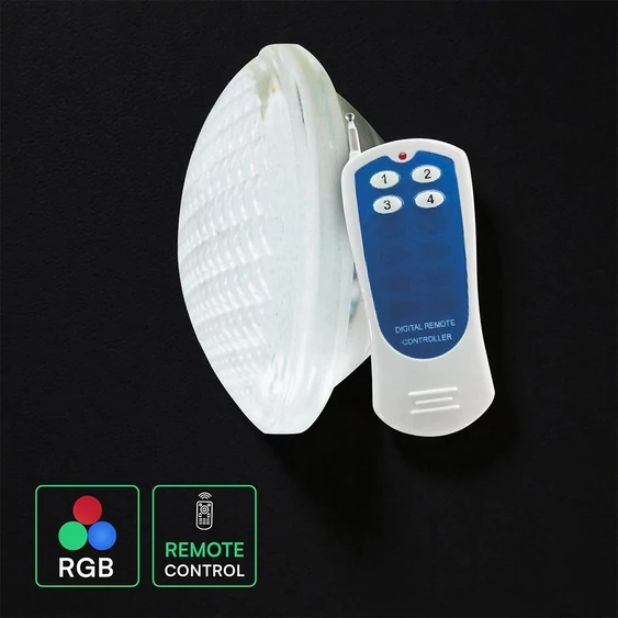 Pool Light 8W PAR56 Remote Control RGB