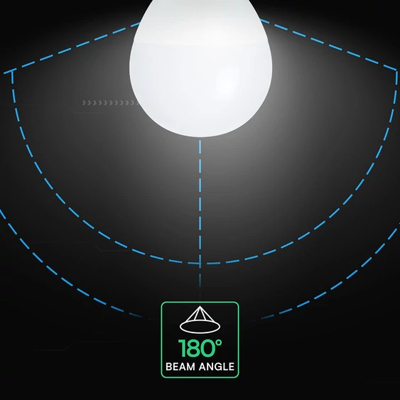 LED Bulb - SAMSUNG CHIP 6.5W E14 P45 Thermoplastic 3000K
