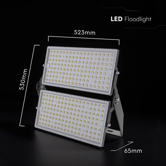 V-TAC CREE SMD SHP 500W LED reflektor, 135 Lm/W, 1 méter kábel, természetes fehér - SKU 230896