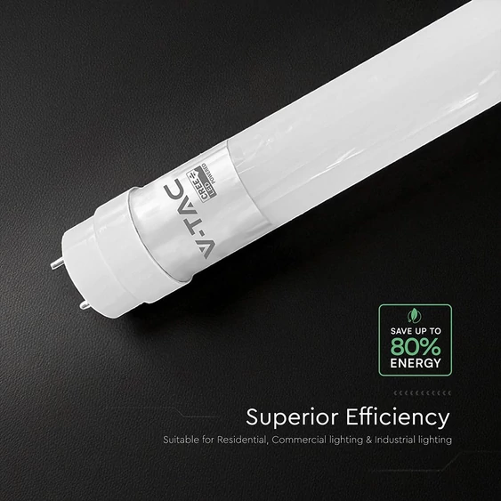 LED Tube T8 12W - 120 cm Nano Plastic 6400K 160LM/WATT