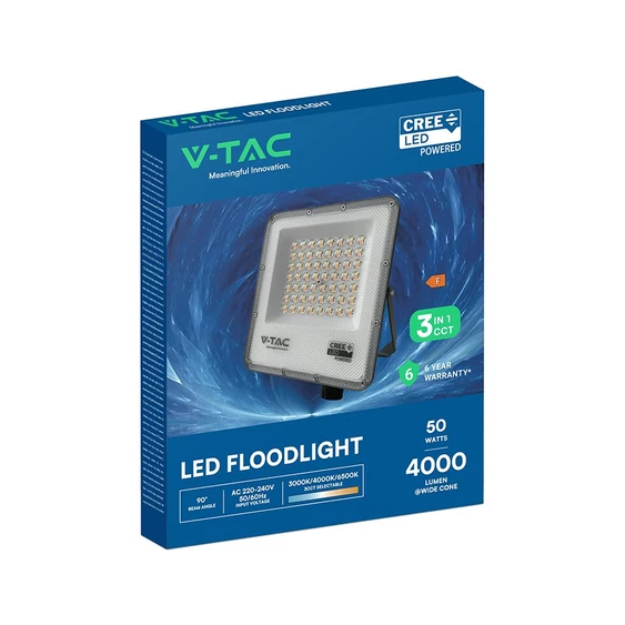 V-TAC CREE SMD LED reflektor 50W, állítható színhőmérséklettel - SKU 240736
