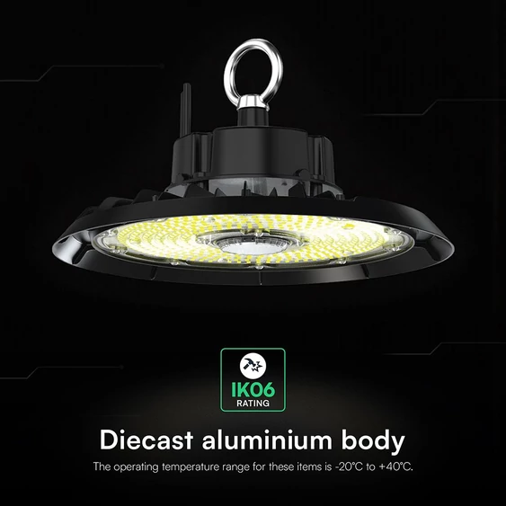 LED Highbay SAMSUNG CHIP - 150W ALU-Sosen 115LM/WATT 6400K