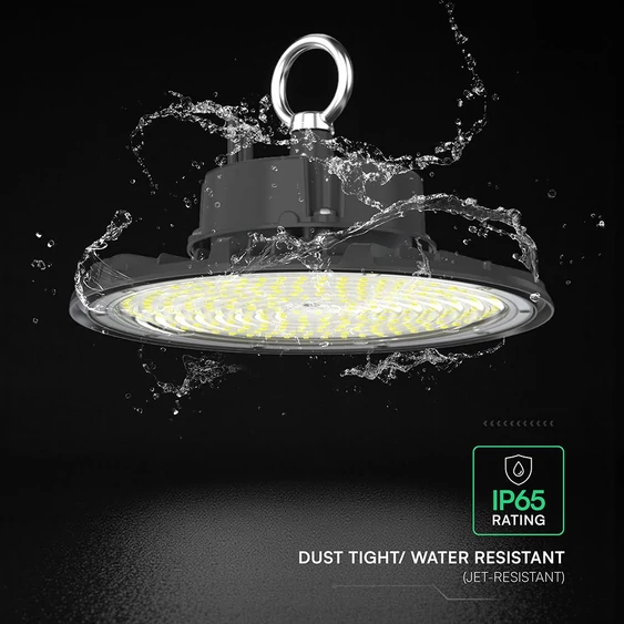 V-TAC csarnokvilágító LED lámpa 150W 90° hideg fehér, IP65, 135 Lm/W - SKU 24076