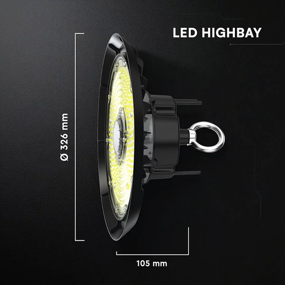 V-TAC CREE SMD csarnokvilágító lámpa, 200W, 135 Lm/W, hideg fehér - SKU 240786