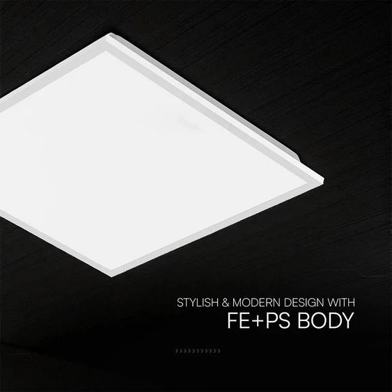 V-TAC süllyeszthető Back-Lit LED panel hideg fehér 40W 60 x 60cm, 120 Lm/W - SKU 24144