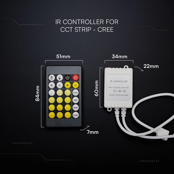 V-TAC infrás vezérlő CCT típusú LED szalagokhoz - SKU 24172