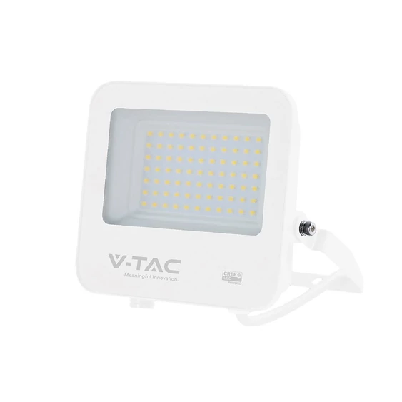 V-TAC CREE SMD D-széria LED reflektor 50W természetes fehér 115 Lm/W, fehér ház - SKU 242086