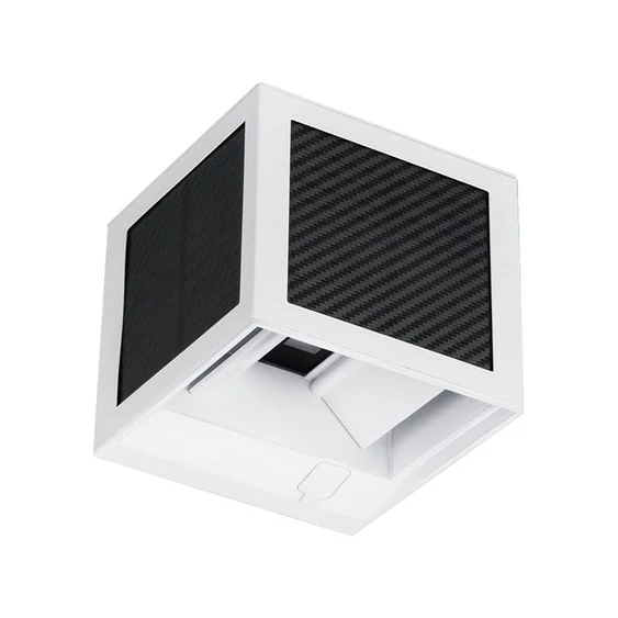 V-TAC 9W COB LED szolár fali fehér lámpa, szenzorral, állítható színhőmérséklettel - SKU 24295