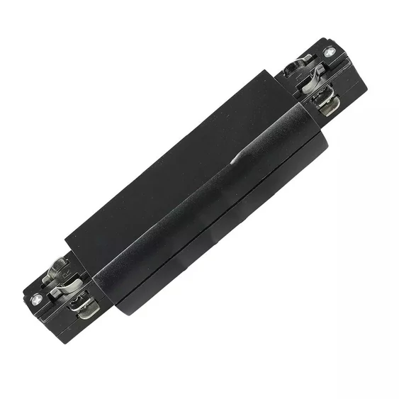V-TAC egyenes tracklight sín csatlakozó, fekete - SKU 3523
