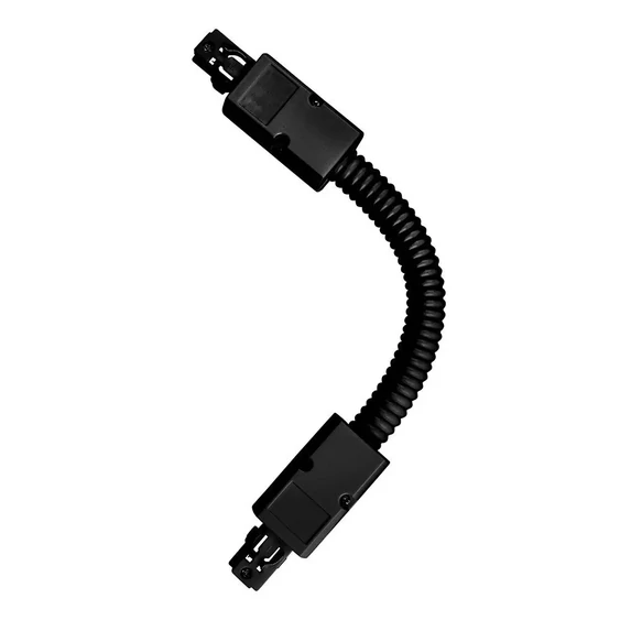 V-TAC flexibilis, hajlítható tracklight sín csatlakozó, fekete - SKU 3559