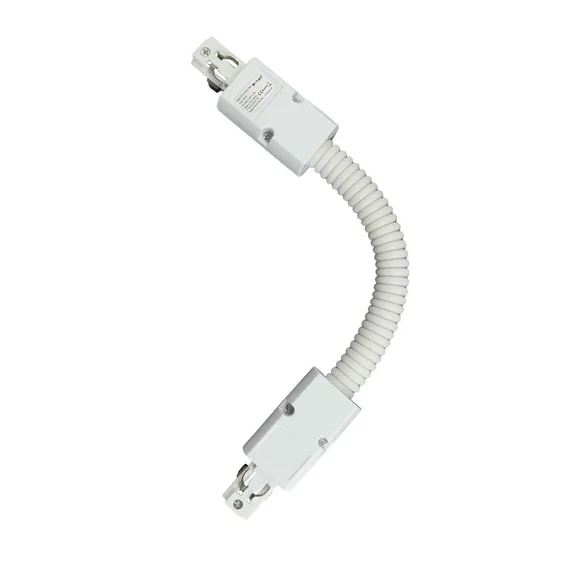 V-TAC hajlítható tracklight sín csatlakozó, fehér - SKU 3560