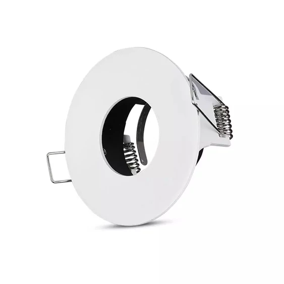 V-TAC GU10 LED spotlámpa keret, fehér billenthető lámpatest - SKU 3611