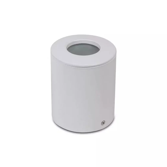 V-TAC GU10 LED falon kívüli fehér lámpatest, IP54 védelemmel - SKU 3669