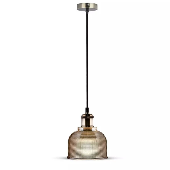 Glass Pendant Light Amber Glass ф145
