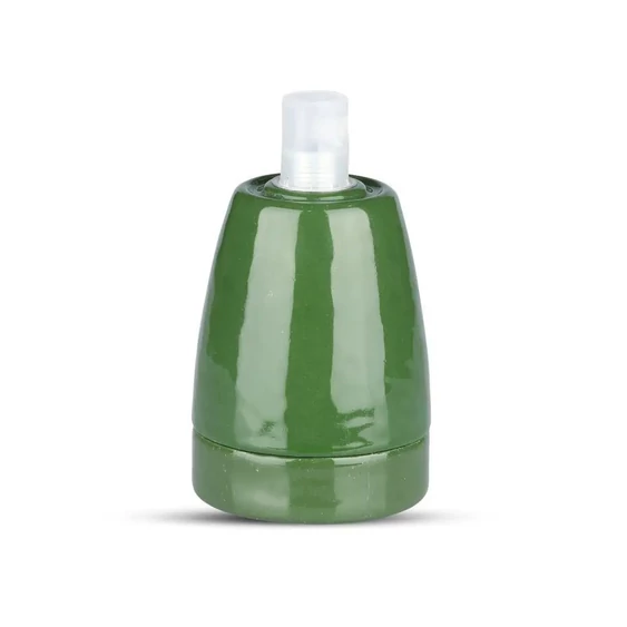 Porcelan Lamp Holder Fitting Green