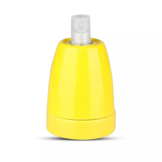 Porcelan Lamp Holder Fitting Yellow