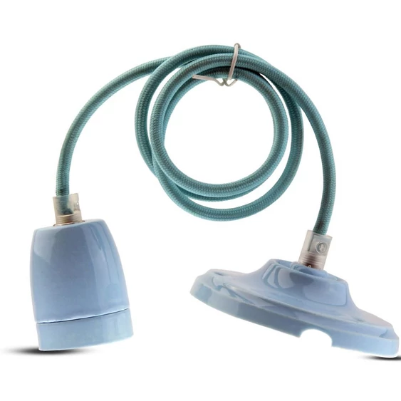 Porcelan Lamp Pendant Blue