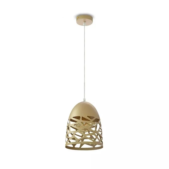 Pendant Light Champean Gold With Gold Canopy