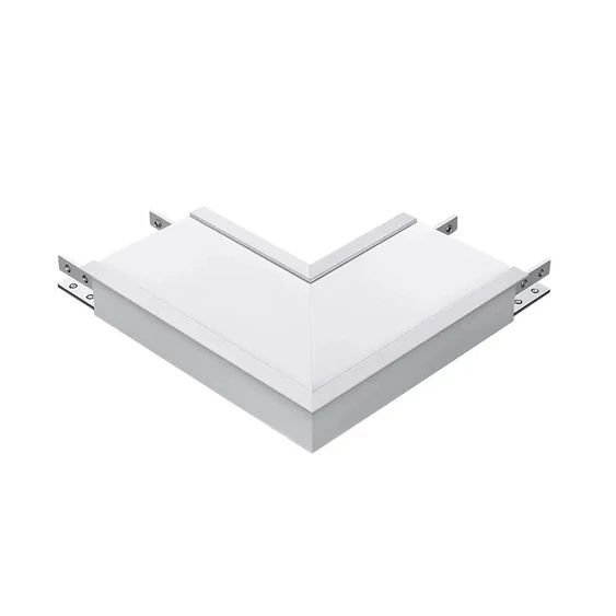 V-TAC ezüst, 70mm L alakú toldó süllyeszthető lineáris LED lámpákhoz 8W természetes fehér - SKU 386