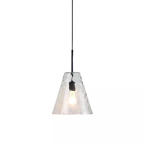 Pendant Designer Light Glass Cone Shape Bulb Down Ф300мм