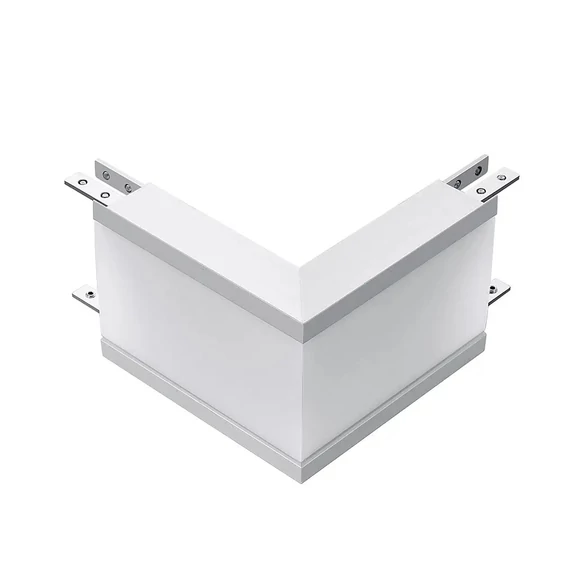 V-TAC fehér, 70mm L alakú toldó süllyeszthető lineáris LED lámpákhoz 12W természetes fehér - SKU 389