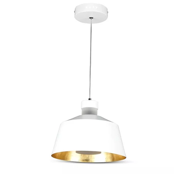 7W Led Pendant Light (Acrylic) - White Lamp Shade 250*190mm 4000K