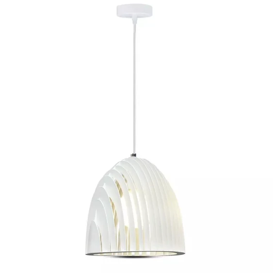 Pendant Light Cone Prism White D250*270mm