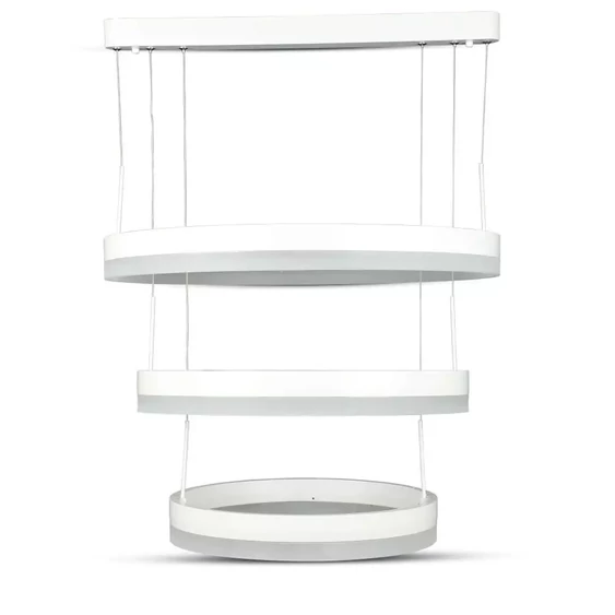 92W Soft Light Chandelier Dimmable White 3000K