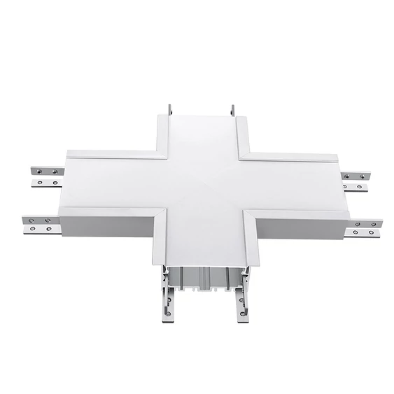 V-TAC fehér, 90mm X alakú toldó süllyeszthető lineáris LED lámpákhoz 16W természetes fehér - SKU 399