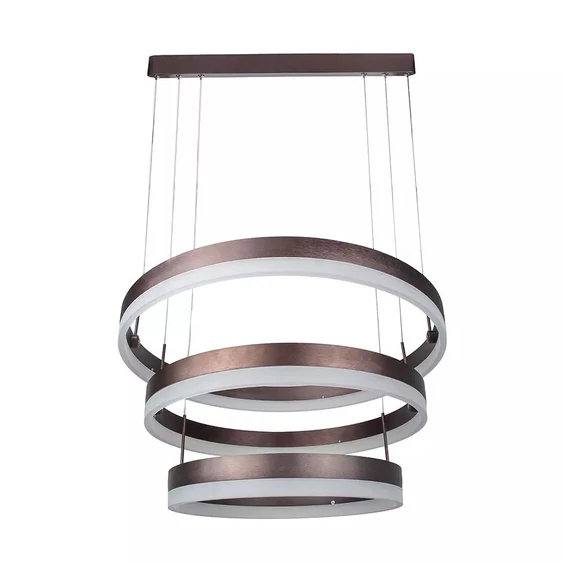 92W Soft Light Chandelier Dimmable Coffee 3000K