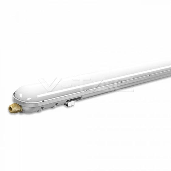 V-TAC LED lámpa akkumulátorral 120cm 36W IP65 hideg fehér - SKU 6449