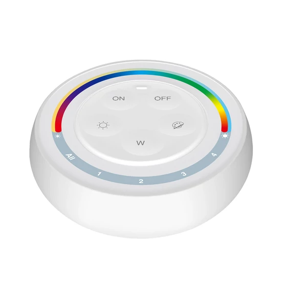 MiLight 4 zónás fali fény- és színhőmérséklet szabályzó RGB+CCT szalagokhoz - S2W+