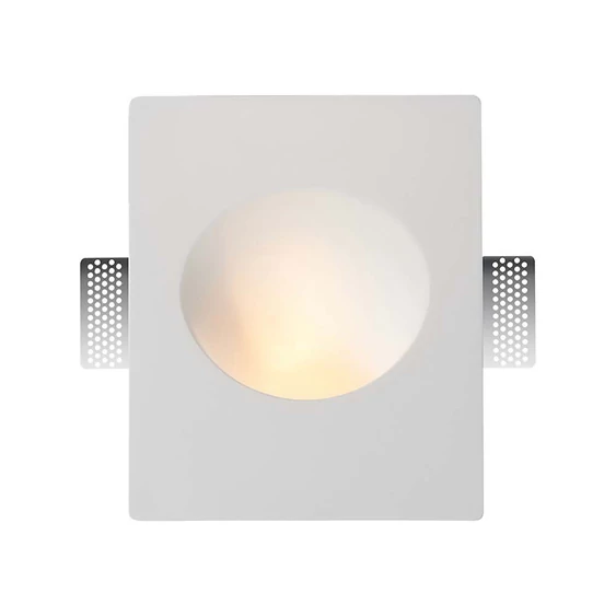 V-TAC beépíthető GU10 LED gipsz spotlámpa keret, egyes keret - SKU 6771