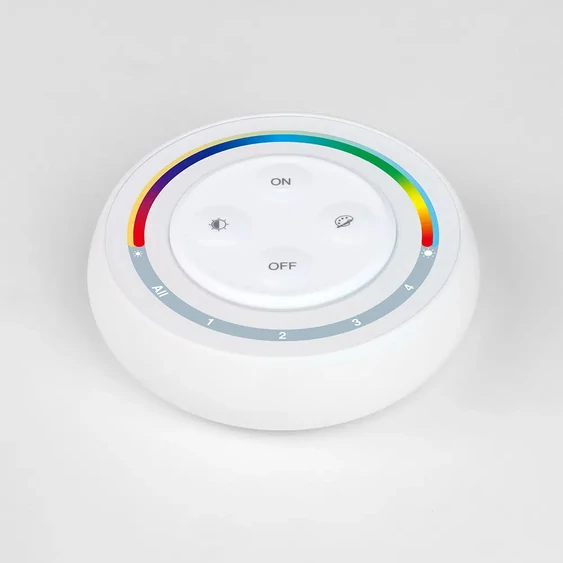 MiLight 4 zónás fali fény- és színhőmérséklet szabályzó RGB+CCT szalagokhoz - S2W+