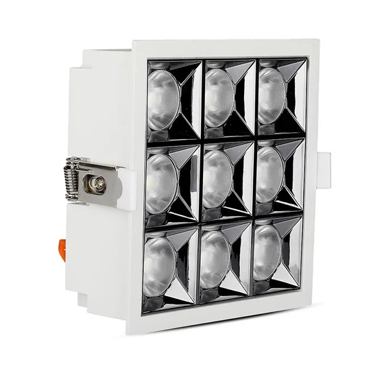 V-TAC süllyeszthető 38° mélysugárzó LED lámpa 36W hideg fehér - SKU 997