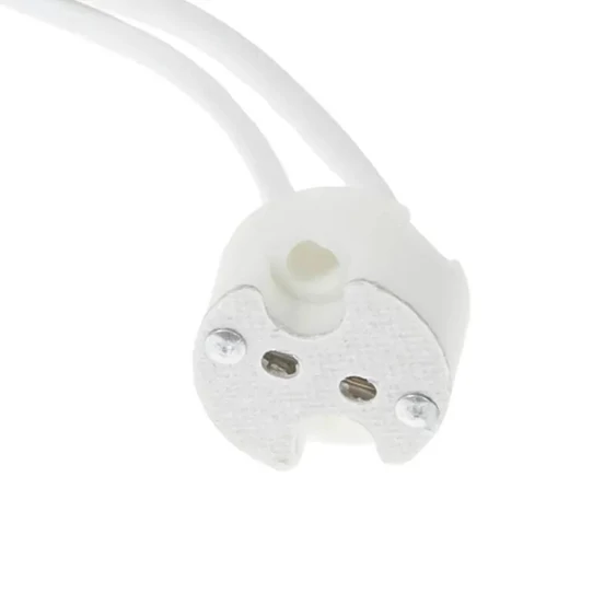 GU5.3-MR16 porcelán LED égő foglalat, 5 db/csomag - SKU 36265