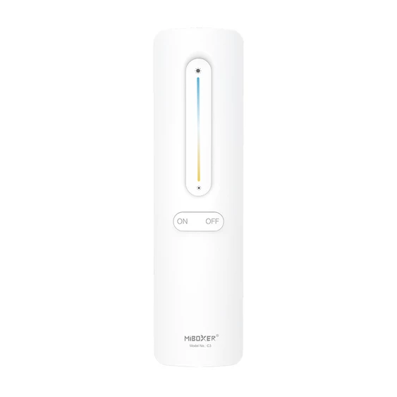 MiLight 1 zónás színhőmérséklet és fényerőszabályzó távirányító, fehér - C3-W