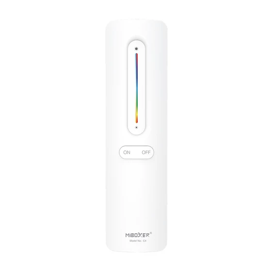 MiLight 1 zónás RGB+CCT fényerőszabályzó távirányító, fehér - C4-W