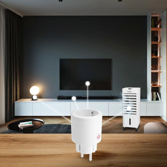 Delight WiFi smart dugalj, fogyasztásmérő okos konnektor