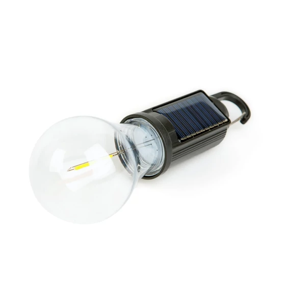 Phenom akasztható szolár lámpa - villanykörte alakú - USB-C - 100 lumen - 400 mAh