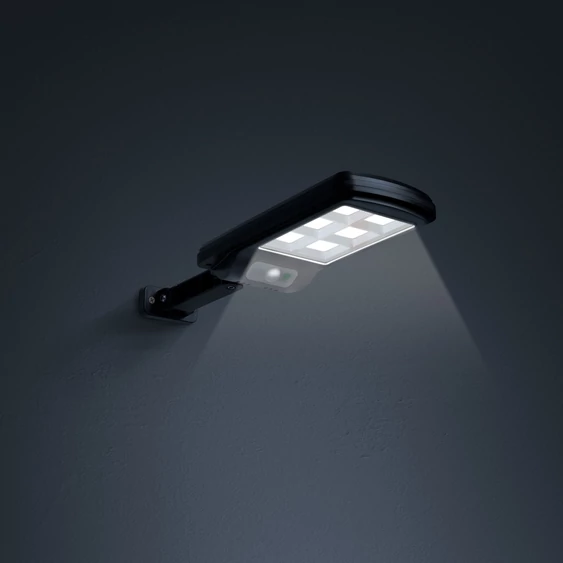 Phenom mozgásérzékelős szolár reflektor - fali - 6 LED