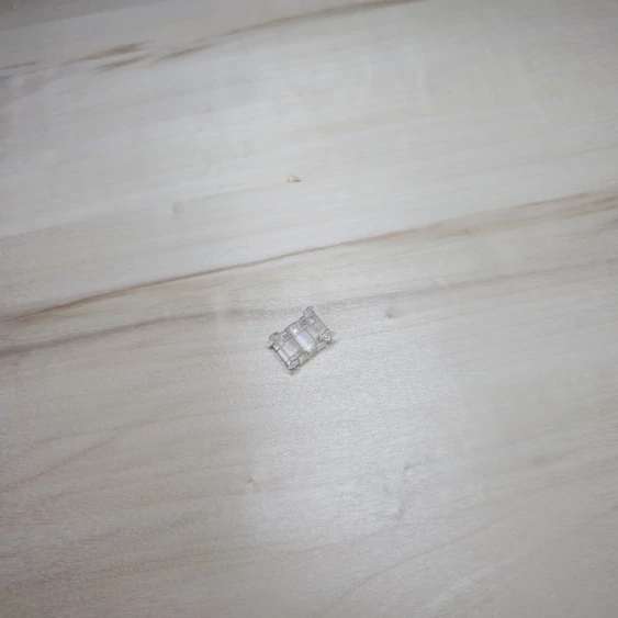 10mm egyszínű/2pin COB LED szalag toldó csatlakozó