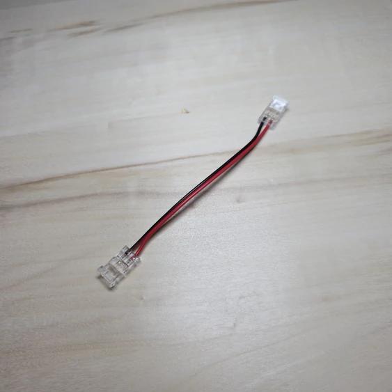8mm egyszínű/2pin SMD LED szalag flexibilis toldó csatlakozó