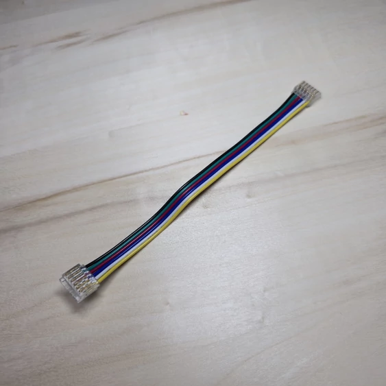 12mm RGB+CCT/6pin SMD LED szalag flexibilis toldó csatlakozó
