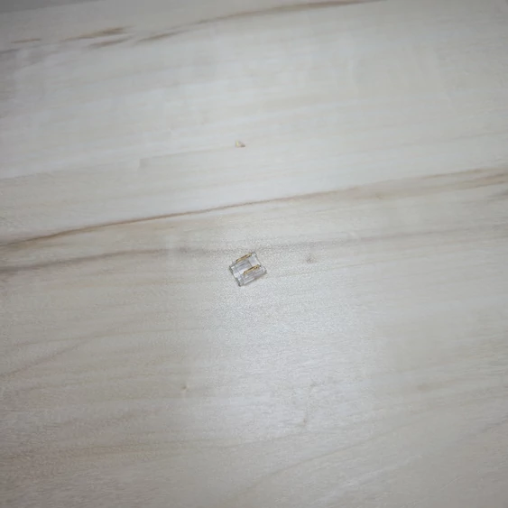 8mm egyszínű/2pin COB/SMD LED szalag betáp csatlakozó