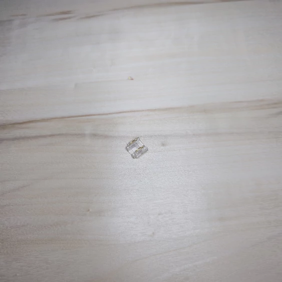 10mm egyszínű/2pin COB/SMD LED szalag betáp csatlakozó